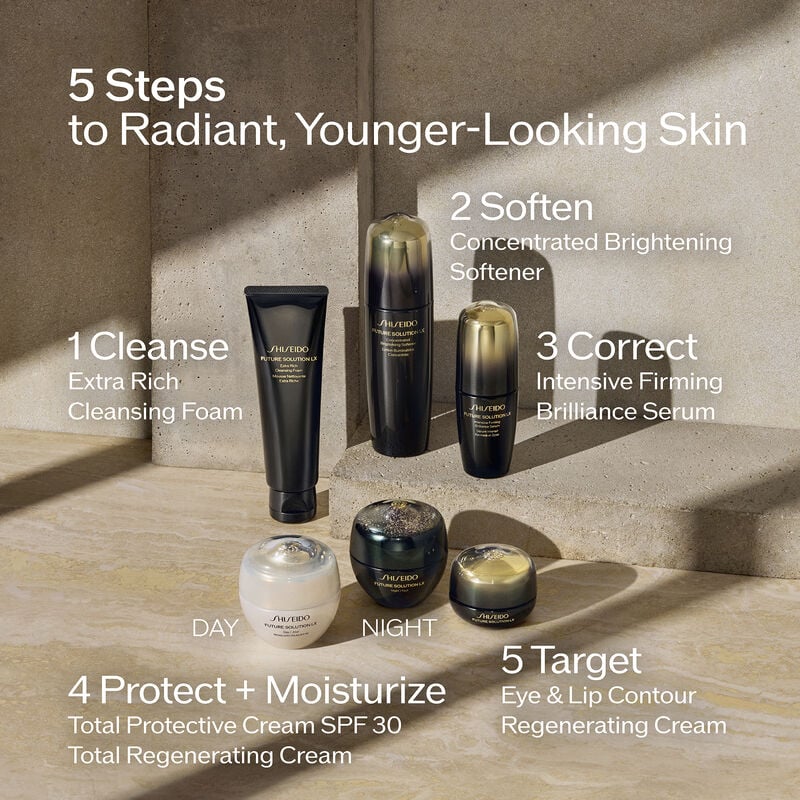 Future Solution LX Total Protective Cream SPF 30 Luxurious Anti-Aging Day Cream with SPF 30